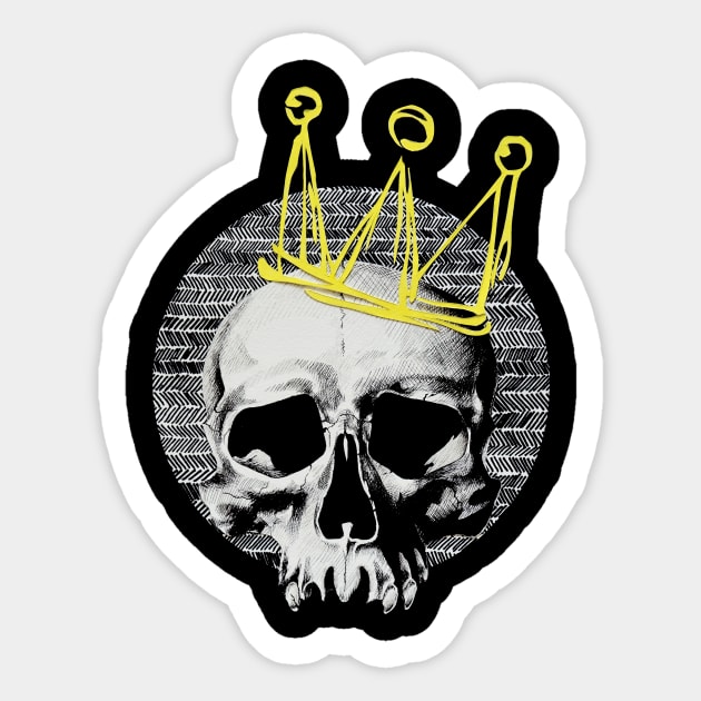 Hamlet II Sticker by leif a.